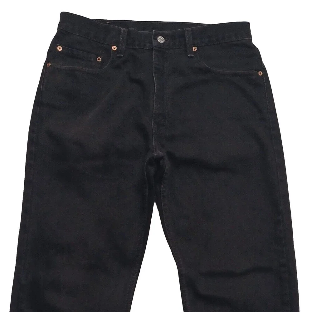 Vintage Levi’s 505 Regular Fit Straight Leg Men's Size 34x32 RedTab USA Made '99